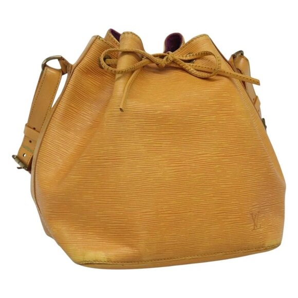LOUIS VUITTON Epi Petit Noe Shoulder Bag Yellow M44109 LV Auth 110065 - Picture 1 of 16